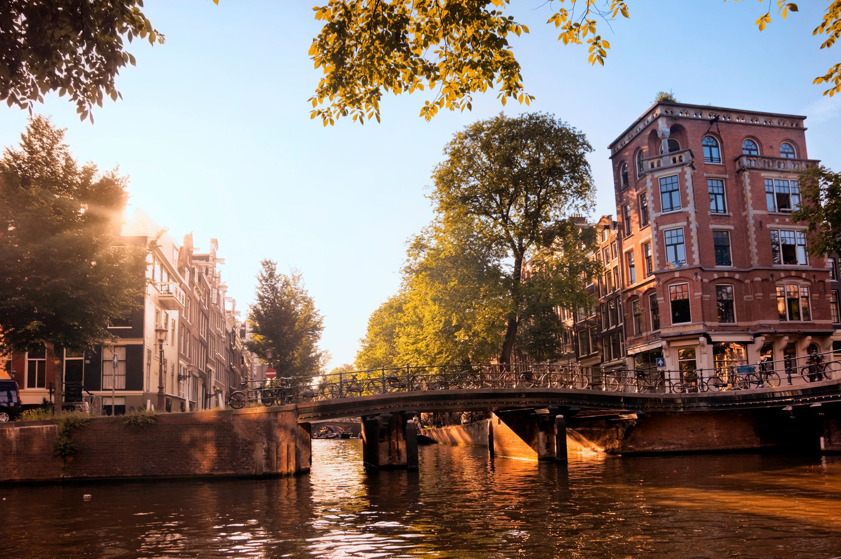 romantische-brug-in-de-zomer-amsterdam